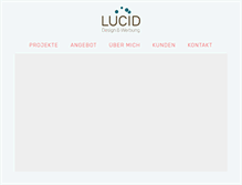 Tablet Screenshot of lucid.at