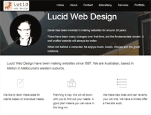 Tablet Screenshot of lucid.com.au